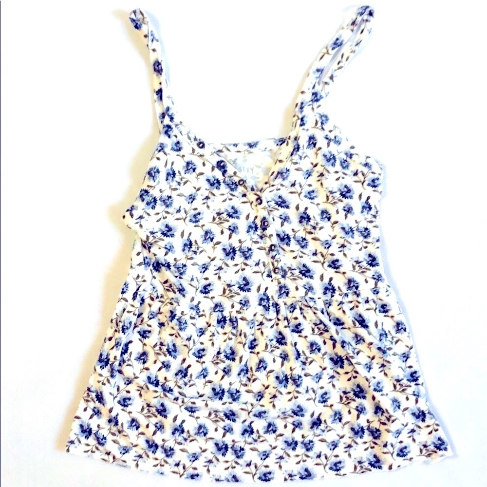 Floral American Eagle Tank